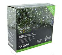Fit & Forget Battery 400 LED String : Timer : Multifunction : Indoor/Outdoor : Bright White 6816006GW