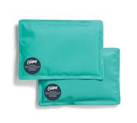 Fit & Fresh Cool Coolers 2 Pack Soft Ice for Lunch Bags, Flexible Stretch Nylon, Durable, Reusable Lunch Box Ice Packs, Ice Packs for Lunch Boxes, Reusable Freezer Packs, Easy to Clean, Teal