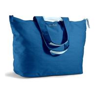 Fit & Fresh Large Beach Bag for Women - Extra Large Travel Tote With Pockets, Cobalt, 22" x 18" x 12", Fit & Fresh All the Things Weekender Bag for Women