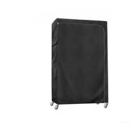 Fit Garment Rack Dust Cover, Robust 210d Oxford Cloth Waterproof Clothing Protector With Secure Straps For Home Organization, Black, 48x24x72 Inch(47.2 * 17.7 * 80.7inch)