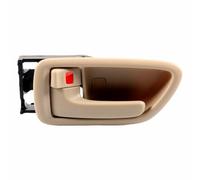 Fit Inside Door Handle, Beige, Left Side | built-in Red Release Detail, Car Door Pull Handle with Mounting Bracket, Easy Installation, Mechanics