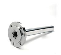 Fit K11-80 K12-80 K11-100 K12-100 K72-100 Chuck Headstock Spindle Shaft OD 25mm Length 205mm Flange Base Plate Adapter(K11 K12 K72 80mm)