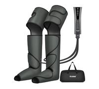 FIT KING Air Compression Leg Massager with 3 Intensities for Foot, Calf and Thigh Muscle Relaxation and Recovery Full Leg Massage Compression Boots
