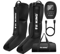 FIT KING Leg Massager for Circulation Leg Compression Machine Calf and Foot Massager Helps with Swelling and Relieves Pain