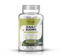 Fit Lab - Daily Biome, Gut Health Support, 30 Capsules - Botanical-Enhanced Gut Support with Live Cultures, Prebiotic Fibre, L Glutamine & Traditional Botanicals - Complete 5-in-1