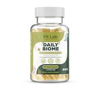 Fit Lab - Daily Biome, Gut Health Support, 90 Capsules - Botanical-Enhanced Gut Support with Live Cultures, Prebiotic Fibre, L Glutamine & Traditional Botanicals - Complete 5-in-1
