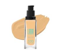 Fit Me Liquid Foundation | Luminous & Smooth Full Coverage Foundation | Oil-Free, Long-Lasting, Blendable for Normal to Oily Skin (330 Toffee Caramel, 33ml)