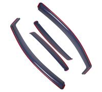Heko 23282 Wind Deflectors Light Tinted Scratch Resistant