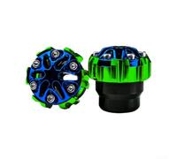 Fit Motorcycle Fork Protector Cup Blue Fit Motorcycle Fork(Green) | Robust aluminum alloy, gold finish, resists impacts, extends fork life, 5cm compact size