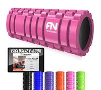 Fit Nation Foam Roller for Muscle Massage with Exercise Book, Ultra Lightweight Hollow Core Muscle Roller for Deep Pain Relief in Your Aching Legs, Body and Back. Ideal For Runner Cyclist Footballer Athlete