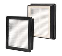 Fit on ProTeam 107315 HEPA Replacement Filter Twin Pack, HEPA Media Vacuum Filter , Super Coach Pro 10, Super Coach Pro 6, GoFree Flex Pro, and ProVac FS 6, White