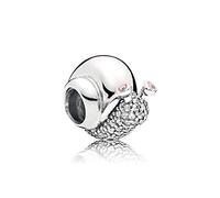 Fit Original Pandora Bracelet Charm 925 Sterling Silver Sparkling Snail For Crystal Beads Diy Jewelry Making
