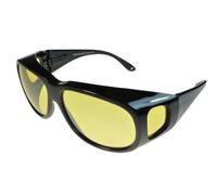 Fit-Over Glasses Non-Polarised Night Driver 3015ND Black/Yellow Extra Large XL