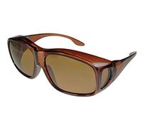 Fit-Over Sunglasses Polarised 3010PL Opaque-Brown/Brown Extra Large XL