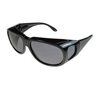 Fit-Over Sunglasses Polarised 4015PL Grey Smoke Lenses Large Size