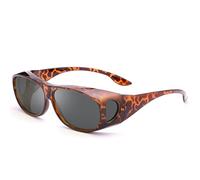 Fit Over Sunglasses Polarized Lens Wear Over Prescription Glasses UV400 Protection Oversized Shield Wraparounds Safety Driving Eyeglasses Anti Glare Eyewear Shades for Men Women Scratch Resistant