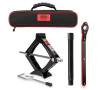 HEYNER® Scissor Jack 2 Tonne Trolley Jack with Bag TÜV, 98-442 mm