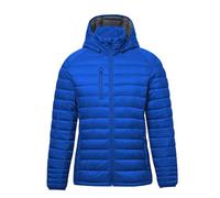 fit space Women's Puffer Jacket Synthetic Insulated Down Quilted Lightweight Coat with Hooded Water Resistant Packable, Royal-blue, Small