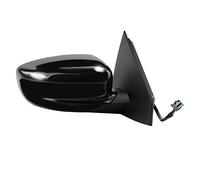 Fit System 60595C Dodge Dart Passenger Side Textured Black Power Replacement Mirror with PTM Cover