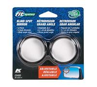 Fit System C0400 Driver Passenger Side Stick-On Adjustable Blind Spot Mirrors - Pack of 2 (Packaging may vary)