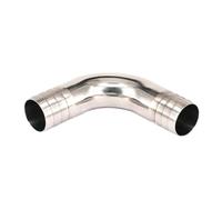 Fit Tube I.D 25/32/38/45/51mm 304 Stainless Steel Sanitary 90 Degree Elbow Pipe Fitting Hose Barb Connnector(25mm)