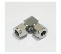 Fit Tube O/D 10mm Equal Elbow 304 Stainless Ferrule Pneumatic Air Compression Fitting