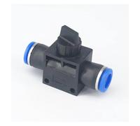 Fit Tube O/D 10mm Pneumatic Hand Shut Off Valve Push in Connector Quick Release Air Fitting