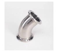 Fit Tube O.D 38mm Tri Clamp 1.5" 304 Stainless Steel 45 Degree Elbow Ferrule Pipe Fitting