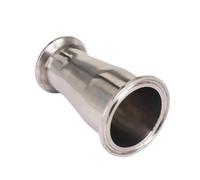 Fit Tube O.D 51mm-38mm Tri Clamp 2"-1.5" 304 Stainless Steel Ferrule Pipe Fitting Reducer