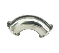 Fit Tube O/D 51mm Tri Clamp 2" Ferrule OD 64mm 304 Stainless Steel Sanitary 90 Degree Elbow Connector Adapter Homebrew