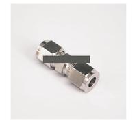 Fit Tube O/D 8mm 304 Stainless Equal Straight Ferrule Pneumatic Air Compression Fitting