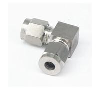 Fit Tube O/D 8mm Equal Elbow 304 Stainless Ferrule Pneumatic Air Compression Fitting