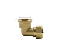 Fit Tube OD 15m x 1/2" Female Brass Elbow Compression Fitting Union Connector Water Gas Fuel