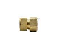 Fit Tube OD 15mm x 1/2" Female Brass Compression Fitting Union Connector Water Gas Fuel