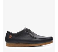 Clarks Men's Shacre Ii Run Oxford, Black Leather, 8 UK