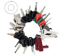Fit4drive 42Pcs Universal Ignition Key Set with 2 Metal Rings, Ignition Starter Plant Digger Key Set Precision Cut for Caterpillar, JCB, Komatsu, Excavator, Tractor, Backhoe, Bulldozer