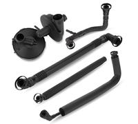 Fit4drive Premium Crankcase PCV Valve Kit Breather Hoses & Seals Replace# 11617501566 Full Ventilation System for BMW E46 E39 X5 Z3 (2000-2006)