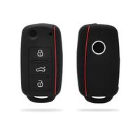 Fit4drive Slim Car Key Cover Key Protector for VW Polo Golf 4 5 6 Skoda Passat Caddy Jetta Beetle Bora Anti-Scratch & Shockproof Key Fob Shell Cover Case (4*2*7.5cm)