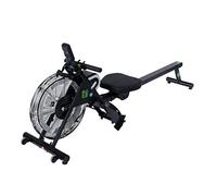 Fit4home Air Rowing Machine for Home Use Foldable with Roller Wheels, Compact Rower with Bluetooth, LCD Monitor & 110kg User Weight, Cardio Gym Workout | RM91100