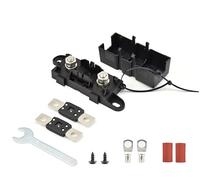 Fit4Less MEGA ANM Fuse Holder with 100A fuses 2pcs, Fixing terminals screws and wrench all ready parts ideal for Car, Van, RV, Trailer and Marine Boat.