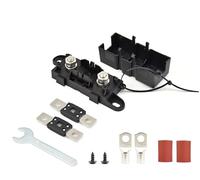 Fit4Less MEGA ANM Fuse Holder with 300A fuses, terminals, shrinking tubes, fixing terminals and wrench all ready parts ideal for Car, Van, RV, Trailer and Marine Boat.