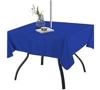 Fitable Square Outdoor and Indoor Tablecloth, Blue, 54 x 54 Inch