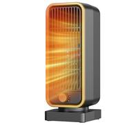 Fitabok Electric Heater - 900W Portable Fan Heater, PTC Ceramic Heaters with 3 Modes, Low Noise Small Space heater with Overheat and Tip-over Protection, for Home Bedroom Office, Winter Gift