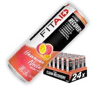 FITAID Hawaiian Nectar - Clean Recovery Sports Drink and Hydration Helper - Ready to Drink BCAA, Electrolytes & Multivitamin Beverage with Vitamins Magnesium Turmeric Glutamine CoQ10 Stevia 24 x 355ml