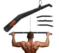 Fitarc 40''LAT Pull Down Bar, Full-Length Non-Slip Grip, Lat Pulldown Bar Attachments for Pulley Cable Machine, Supports Narrow and Wide Grip