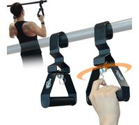 Fitarc Pull Up & Lat Pull Down Grip, 12-Level Adjustable, Wrist-Friendly Deadlift Handle, 2pcs, Patented