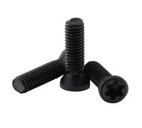 Fitaulip 10/20/50/100pcs Six Lobe Screw Torx Head Lathe Tool Holder Milling Carbide Turning Inserts M2 M2.2 M2.5 M3 M3.5 M4 M4.5 M5 M6(M2x6 100pcs)