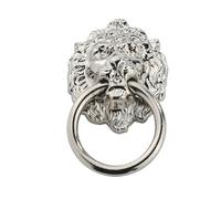 Fitaulip 1pc for Dresser Drawer Cabinet Door Handles Knobs Knocker Antique Bronze Pulls(Silver)