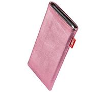 fitBAG Groove Pink custom tailored sleeve for Boox Palma | Made in Germany | Fine nappa leather pouch case cover with MicroFibre lining for display cleaning