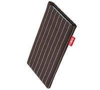fitBAG Twist Brown custom tailored sleeve for Samsung Galaxy Z Flip 7 FE / Flip7 FE | Made in Germany | Fine suit fabric pouch case cover with MicroFibre lining for display cleaning